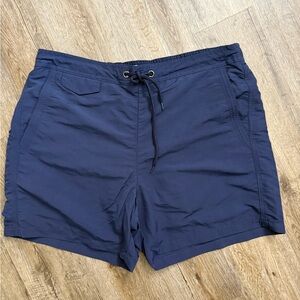 Ted Baker • Navy Blue Plain Swim Shorts